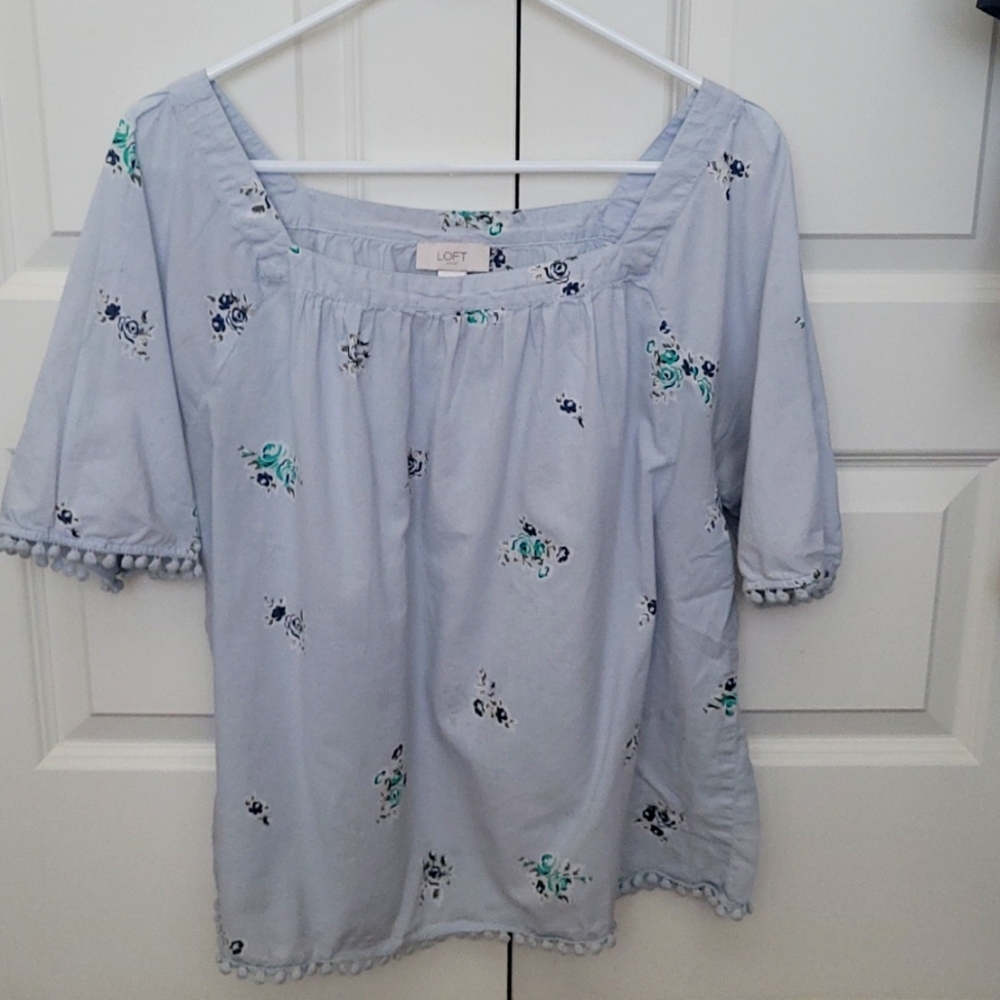 Loft Outlet square neck shirt